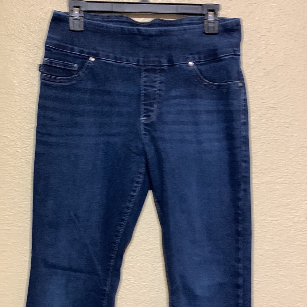 Lee Jeans Blue Pull Up Pants Slim Straight Size 10 Short